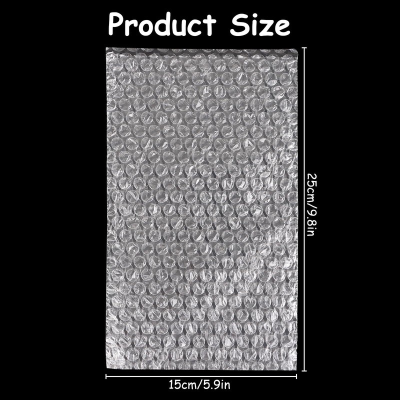 CYEER Pack of 100 Bubble Wrap Bags 15 x 25