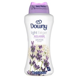 Downy Light Laundry Scent Booster Beads for Washer, White Lavender Scent, 13.4 oz, with No Heavy Perfumes