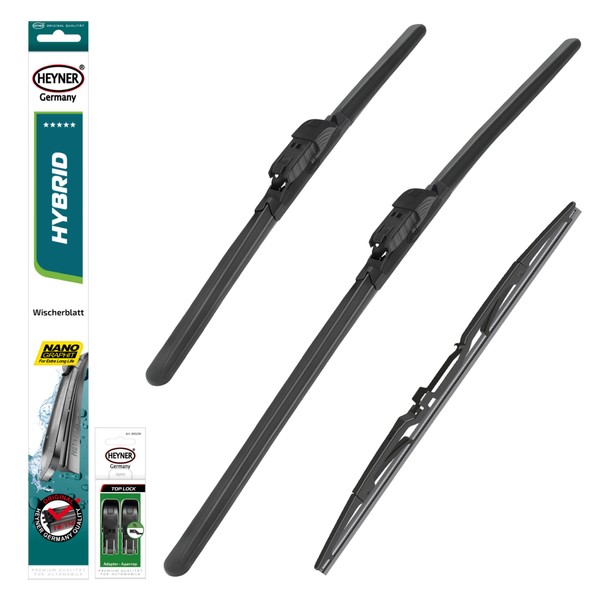 HEYNER® Windscreen Wiper Set with Rear Wiper for Ford Focus