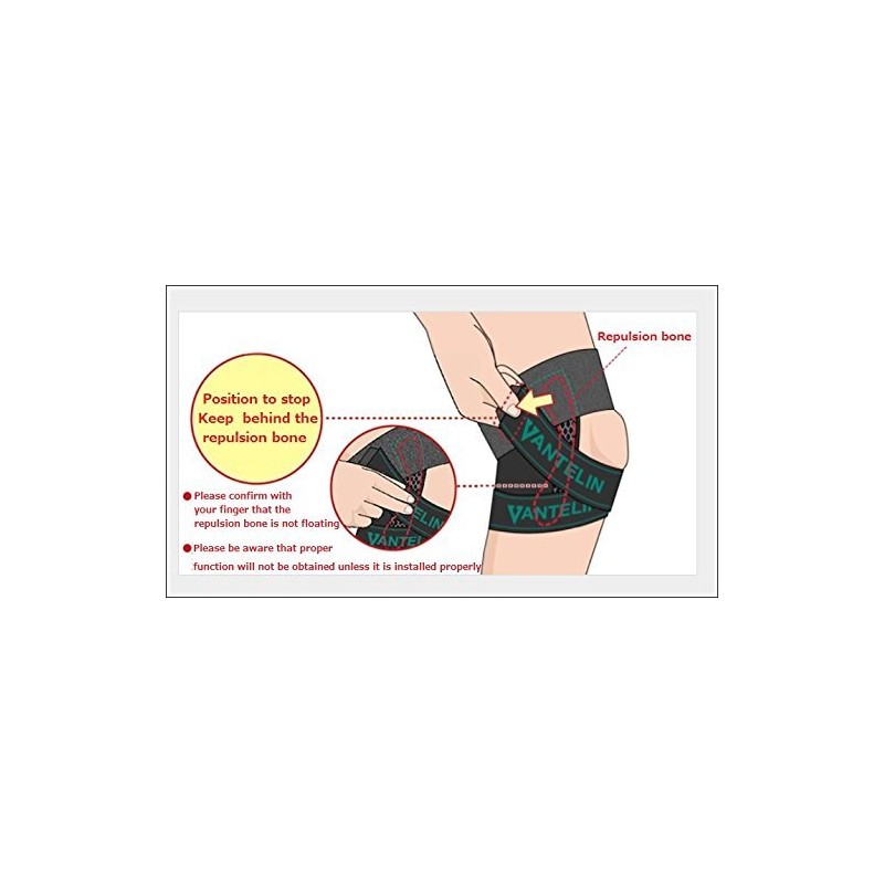 Vantelin Compression Supporter for Knees, Fixed Type, Normal/M Size (Knee