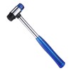 sourcing map Rubber Mallet Double-Faced with Non-Slip Plastic Grip Rubber