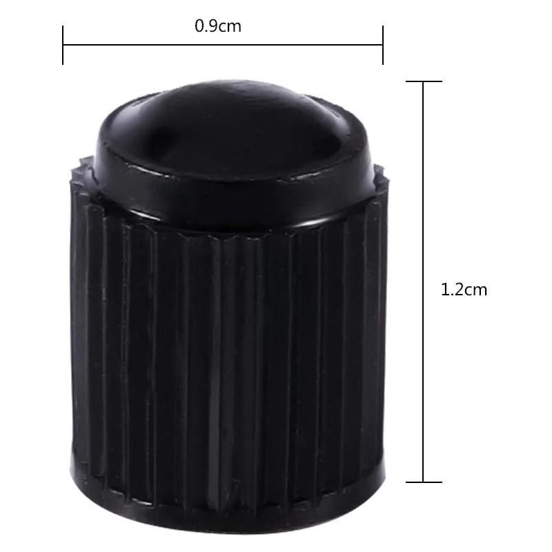 Aramox - Tapones de válvula de neumático, 100 Piezas de