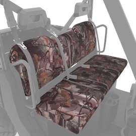 KEMIMOTO 1680D UTV Seat Covers Set Camo Compatible with Polaris Ranger 1000 2020-2026, Polaris Ranger XP 1000 2017-2021, Oxford Fabric Pet Toenail Proof