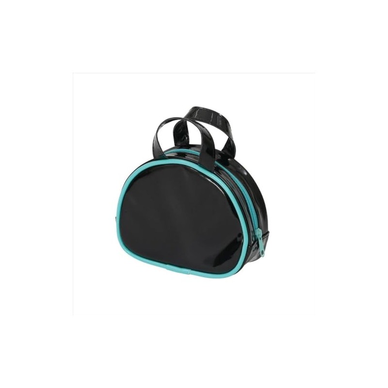Kuromi [Cosmetic Pouch] Enamel Mini Bag/Black Sanrio
