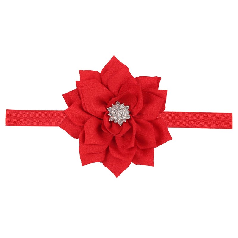 Diademas para bebé niña (LK8) (rojo + negro + blanco)