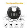 DAYGOS Heavy Duty Combination Padlock - Outdoor Stainless Steel Disc