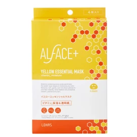 ALFACE Yellow Essential Mask 4pcs Face Mask 25ml (x4)
