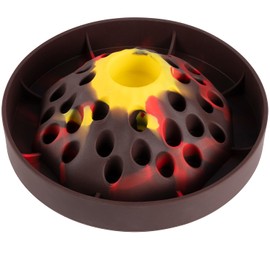 PEGGY11 Volcano-Shaped Silicone Slow Feeder Bowl for Dogs