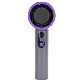 Handheld Ice Fan, Turbo Cooling Fans Ice Compress Handheld Fan with Cooling Pad Portable Mini Fans Rechargeable Low Noise Cooler Personal Electric Fan for Outdoor Indoor (Gray Purple)