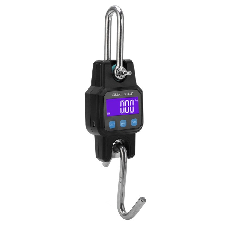 Hanging Scale Digital Display Backlight Screen 300KG Range Weighing Tool