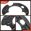 A-Premium Front Passenger Side Brake Dust Shield Compatible with Ford