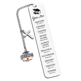 Senior Gifts for Girls 2026 - Class of 2026 Gifts, 2026 Graduation Bookmark Gifts for Her Him, Senior Night Gifts for Middle High School Seniors College Student Nurse, College Graduation Gifts for Her