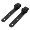 Silent Sliding Barn Door Heavy Duty Cabinet Door Rollers Kit,