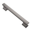 Alzassbg 5 Pack Brushed Black Nickel Cabinet Pulls, 5 Inch(128mm)
