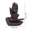 Backflow Incense Burner Smoke Waterfall Ceramic Incense Holder Aroma Burner