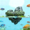 Aquarium Floating Island Decorations,Floating Fish Tank Decorations,Fisherman Aquarium Decor Island,for