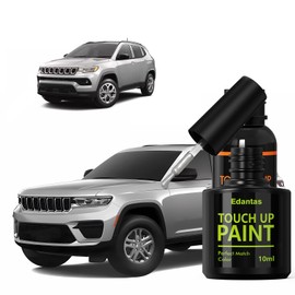 Edantas PSE/SSE Silver Zynith Touch Up Paint for Jeep Cars, Professional Auto Touch-up Paint Scratch Repair Kit, Automotive Paints Exact Match Compatible with Grand Cherokee/Grand Wagoneer/Wrangler