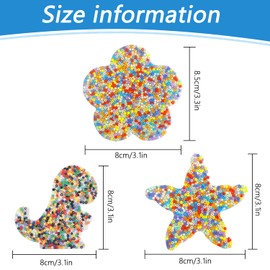 3 x Skin Picking Fidget Toys, Picky Pad, Skin Picking Fidget Sensory Toy, Sensory Fidget Board for Anti-Stress, for Autism ADHD, Children from 3 Years and Adults (Dinosaurs, Starfish, Flowers)