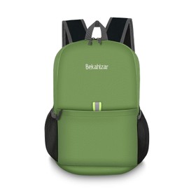 Bekahizar 20L Ultra Lightweight Backpack, Rucksack Hiking Daypack Travel Day Bag for Men Women Kids Outdoor Camping Mountaineering Walking Cycling Climbing (Green)