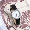 Anbeer 18mm Flat Thin Elegant Genuine Leather Watch Strap,Quick Release