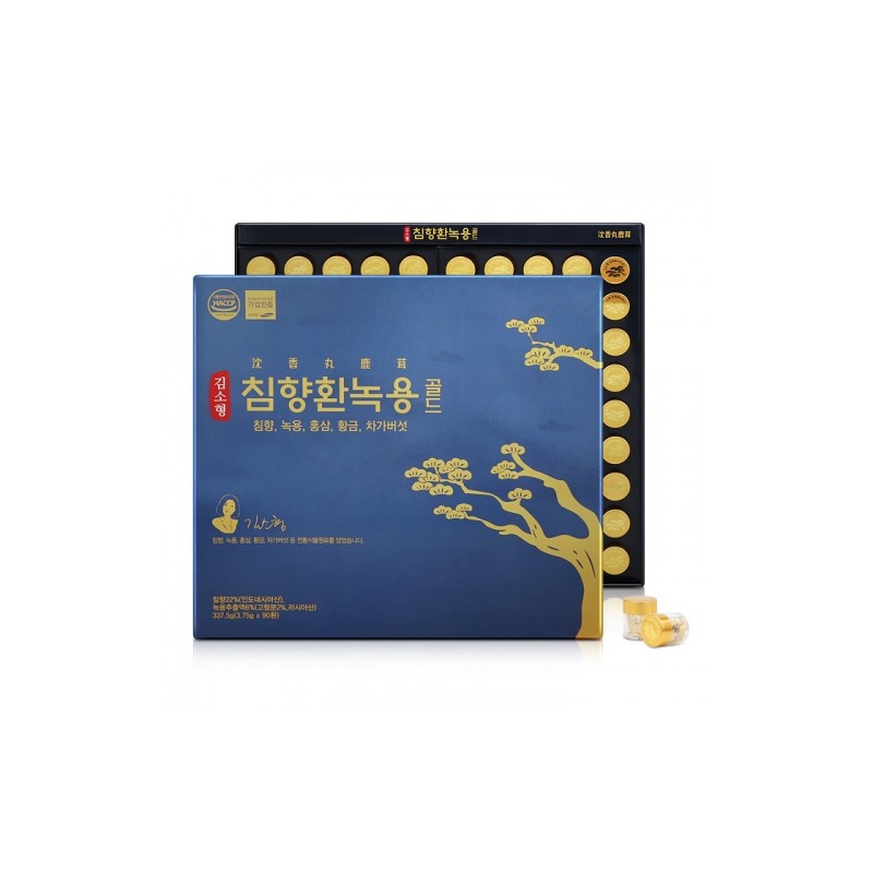 Kim So-hyung Agarwood Deer Antler Gold Pills 90 Pills /
