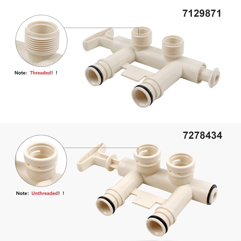 Upgraded Water Softener Bypass Valve 7278434, Compatible with Sears, North