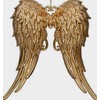 Gisela Graham Antique Gold Angel Wings Hanging Christmas Decoration