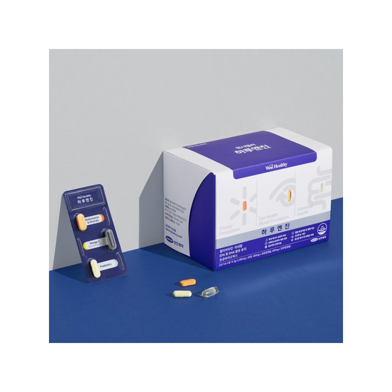 Wishhealthy 위시헬씨 하루엔진 멀티비타민 올인원 2박스 Wish Healthy Daily Engine