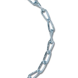 Koch A11912 Twist Link Welded Coil Chain, 1/0 X 20 Ft, 415 Lb, Low Carbon Steel, 10 Feet, Zinc Plated