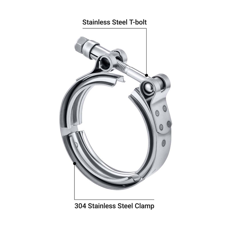 EVIL ENERGY 3.0 Inch V Band Clamp for Flange Kit