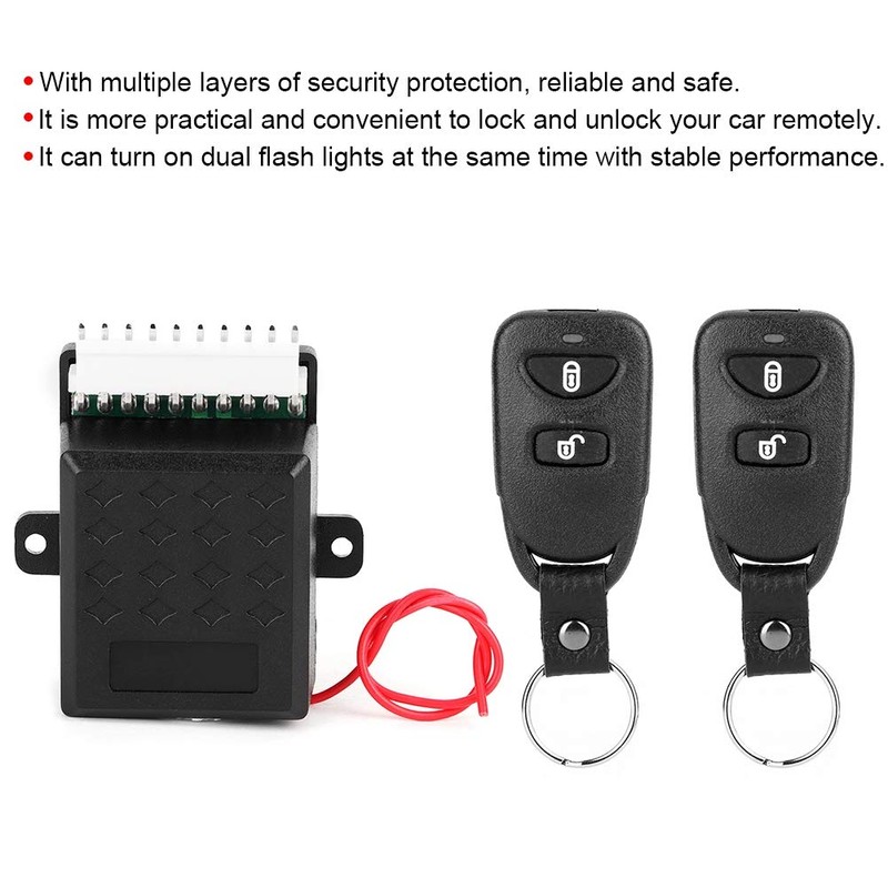 Suuonee Car Remote Lock, Universal Car Central Alarm System Remote