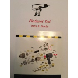 Microcut/Gator 2145-TK2 Ingersoll Rand Tune-Up Kit With Bearings For Model 2145QiMAX, 2155QiMAX