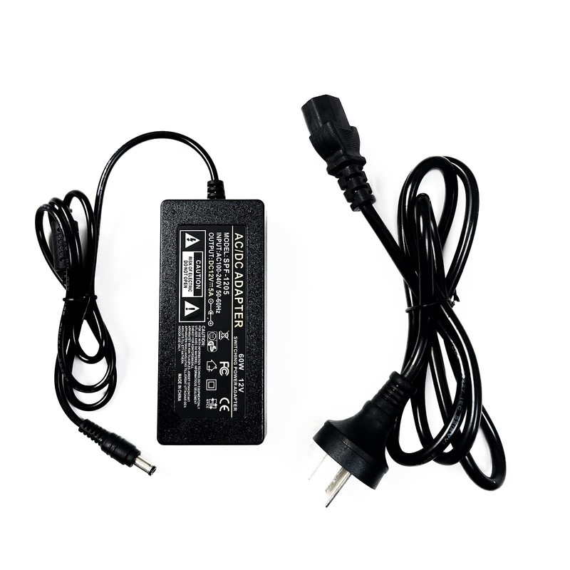 Neon Power Supply DC Power Adapter, 12V 5A 60W with