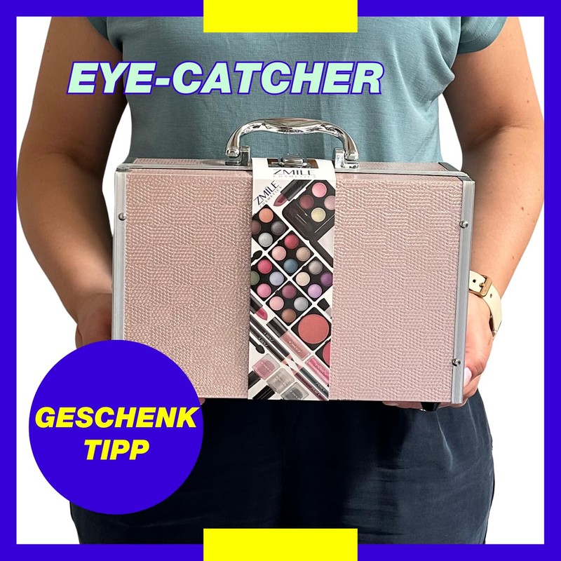 Zmile Cosmetics Make-Up Case Eye-Catcher Pink Make-Up Set Cosmetics