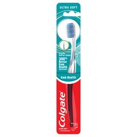 Colgate Gum Health Extra Soft Toothbrush for Sensitive Gums with Deep Cleaning Floss-Tip Bristles - 4 Count
