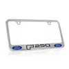 Ford F 250 Chrome Plated Brass Metal License Plate Frame