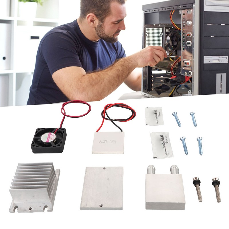 Semiconductor Cooling System Kit DC 12V 72W DIY Refrigeration Semiconductor