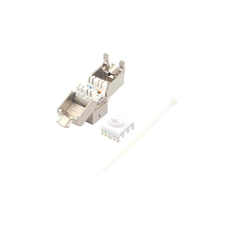 VCE Conectores RJ45 Módulo CAT6A para Cable de red CAT6A