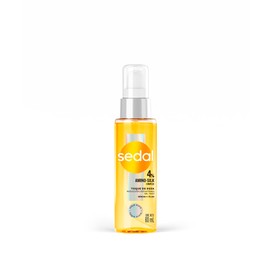 Sedal Sérum + Óleo para Cabello Toque de Seda, 4% Amino-Silk Complex. 100 h de Suavidad en 1 min*. Cabello 100% más Sedoso. Control del Frizz*, 60 mL