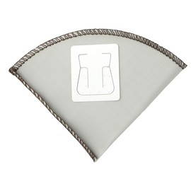 Captain Stag Stainless Mesh Coffee Filter Dripper with Cone Shape and Hook, Foldable, for 2-4 Cups, UW-3539, Product Size: Approx. Width 15 x Height 11mm (when stored), Silver