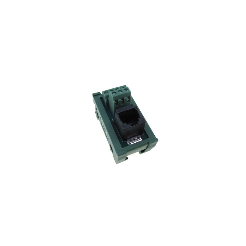 RJ11 6P6C Connector Breakout Board Module Screw Terminals Din Rail