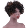 BM Pelucas Afro Rizadas, Pelucas Cortas De Cabello Humano