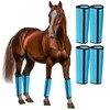 LOLEDE Fly Boots for Horses Set of 4, Breathable Textilene