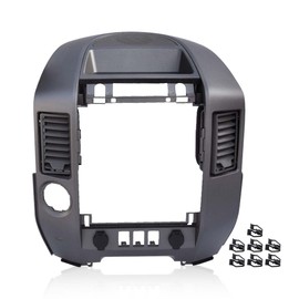 ALLGOOD Center Dash Radio Ac Bezel w/Spkr Bezel Compatible with Nissan Titan/Armada 2004 2005 2006