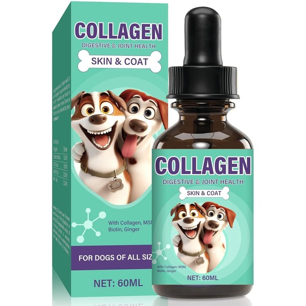 Liquid Collagen for Dogs-Collagen for Dogs, Support Joint, Skin, Coat