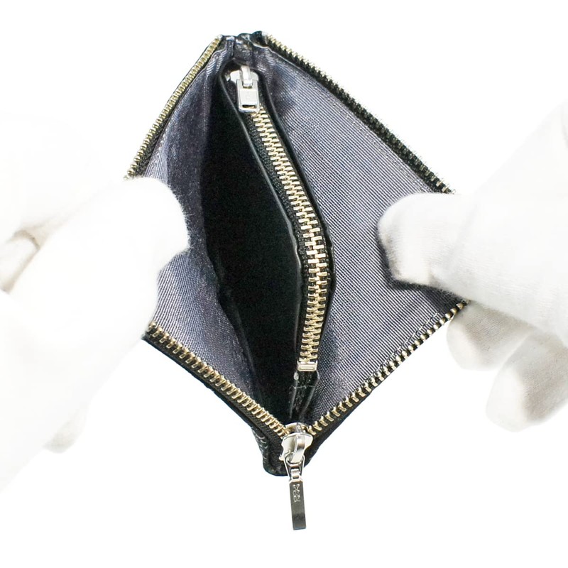 Indenya 1008-01-008 F Coin Purse, Deer Leather, Black Background x