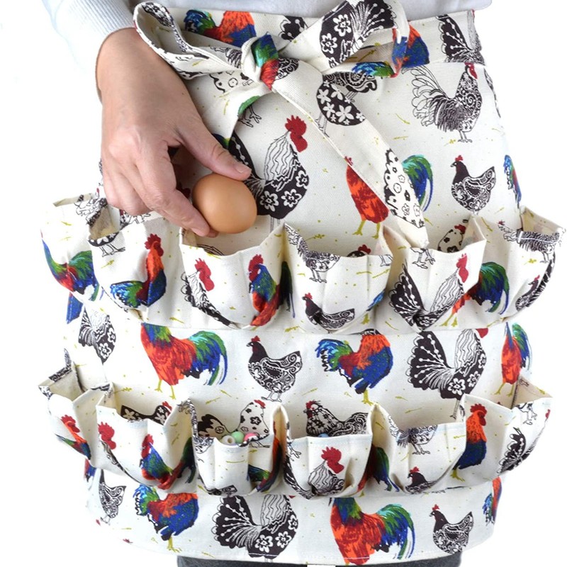 Eggs Apron Eggs Collecting Gathering Holding Apron for Chicken Hense