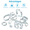 PATIKIL Pack of 10 31-34 mm Double Ear Hose Clamps,