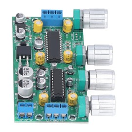 LiebeWH Amplifier Tone Board Preamplifier Volume Control Board Treble Bass Volume Balance Module Audio Amplifier Module for Home Cinema AC10-24V DC12-32V