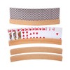 Wooden Poker Card Holder 2 Pack 13 Inch Poker Card